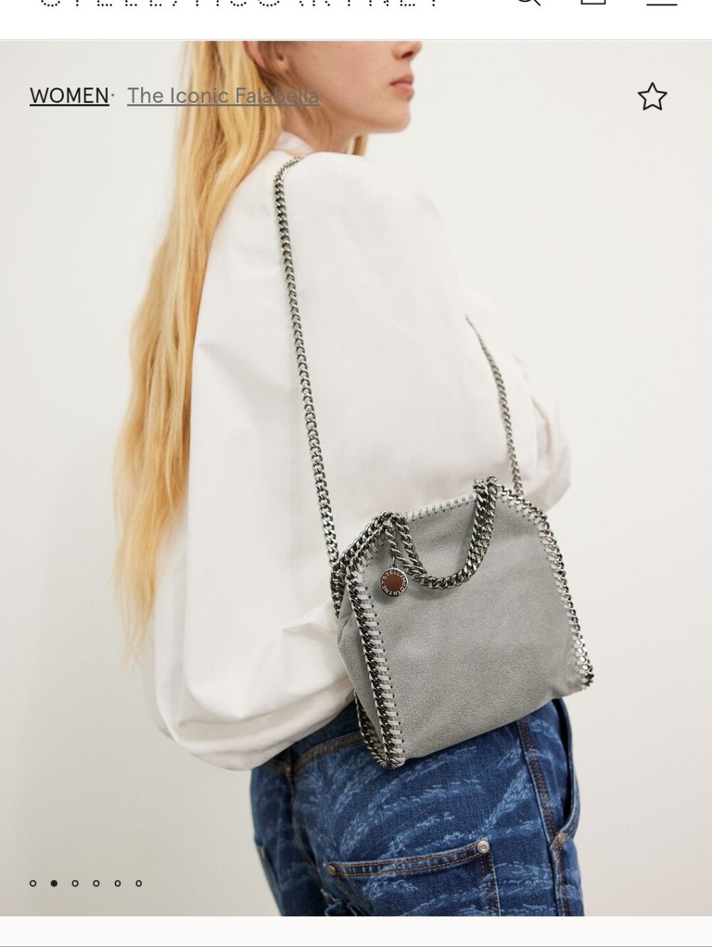 Gray Chain-Trim Suede Crossbody Bag - Picture 11 of 11